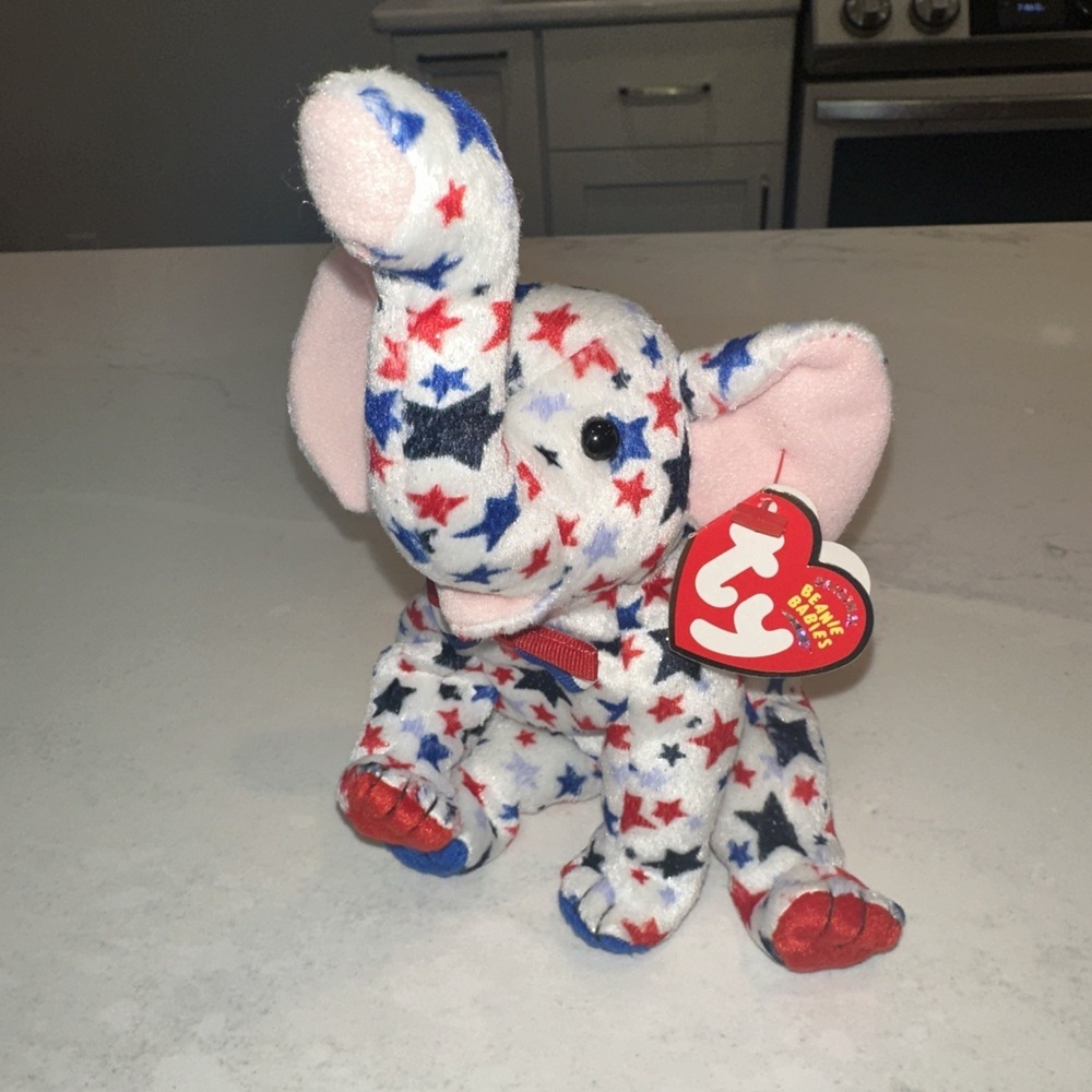 2004 Righty the Political Elephant Ty Beanie babies - Retired